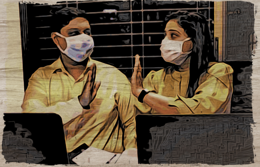 බ්රැන්ඩික්ස් සැමියාට කොරෝනා බව දැන දැන සඟවා වැඩට ගිය බිරිය