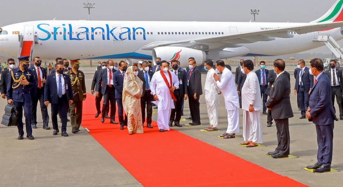 දෙදින රාජ්යත්රාන්ත්රික නිල සංචාරයක් සඳහා අගමැති බංග්ලාදේශයට..