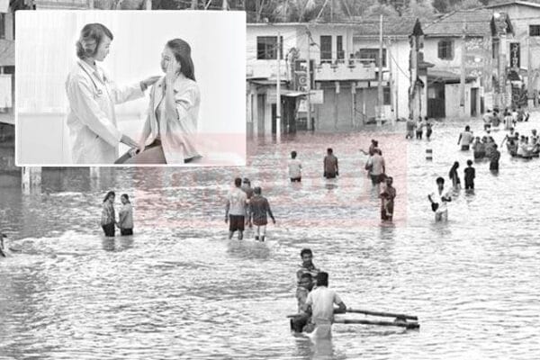 ගංවතුර බැස යාමත් සමඟ රෝග පැතිරීමේ අවදානමක්