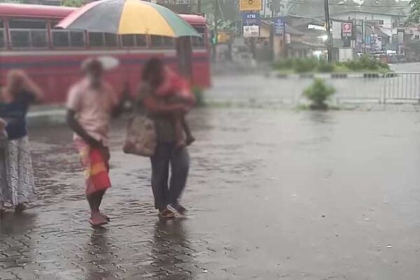 අද මිලිමීටර් 100ට වැඩි තද වැස්සක්